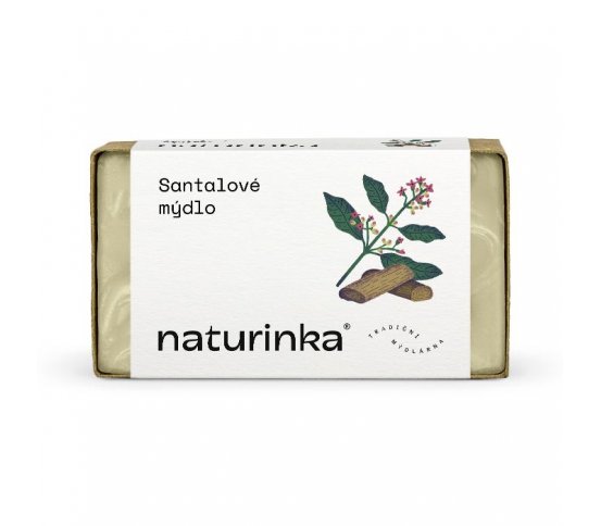 Přírodní tuhé santalové mýdlo 110g Naturinka