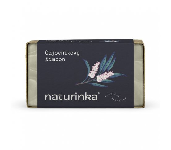 Přírodní tuhý čajovníkový šampon 110g Naturinka