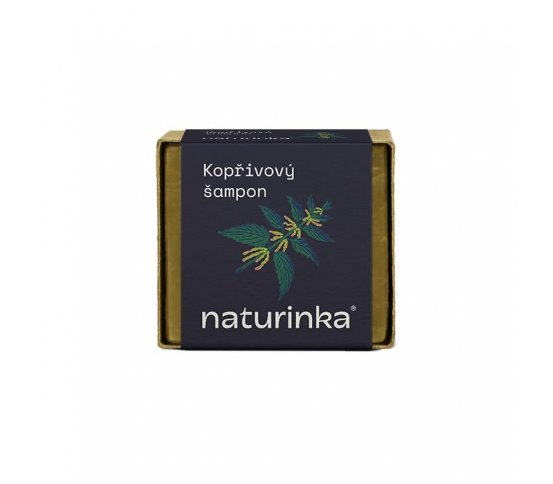 Přírodní tuhý kopřivový šampon 45g Naturinka