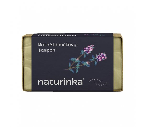 Přírodní tuhý mateřídouškový šampon 110g Naturinka