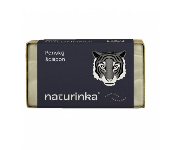Přírodní tuhý pánský šampon 110g Naturinka