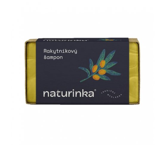 Přírodní tuhý rakytníkový šampon 110g Naturinka