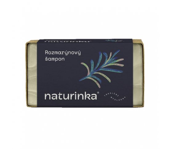 Přírodní tuhý rozmarýnový šampon 110g Naturinka - sleva