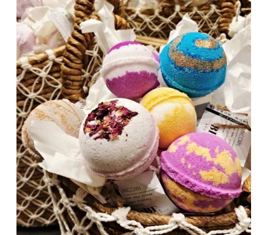 Šumivá bomba do koupele - bubblegum 80g Bloombee 3