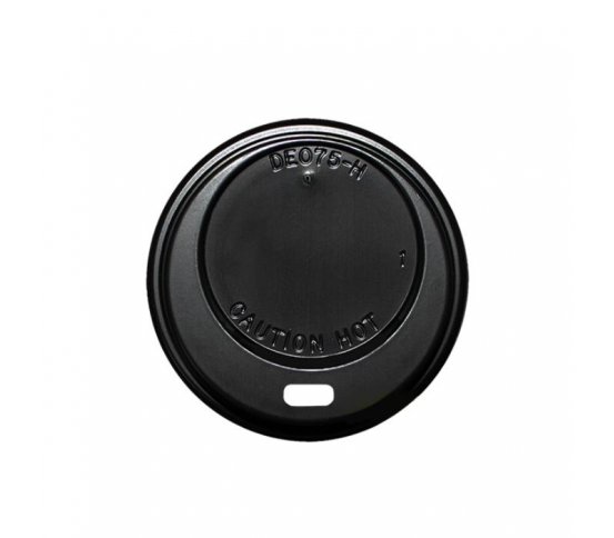 PS Víčko černé pro kelímky 70mm (100ks)