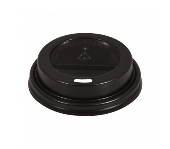 PS Víčko černé pro kelímky 80mm (100ks)