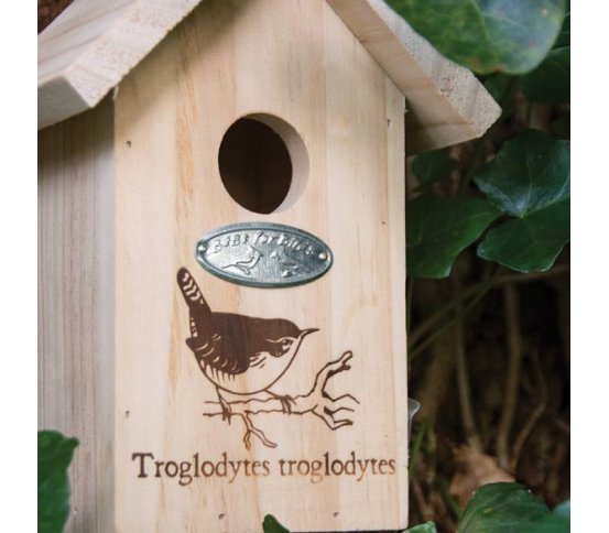 Zahradní dřevěná ptačí budka pro malé ptáky