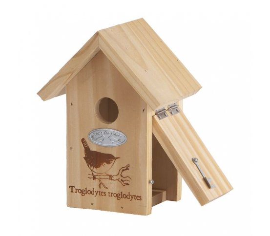 Zahradní dřevěná ptačí budka pro malé ptáky