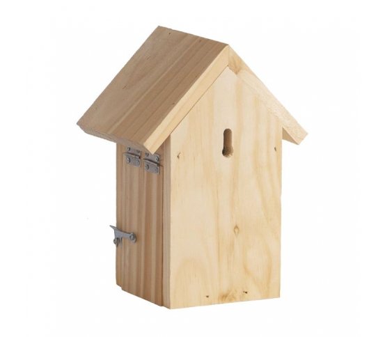 Dřevěná ptačí budka pro malé ptáky