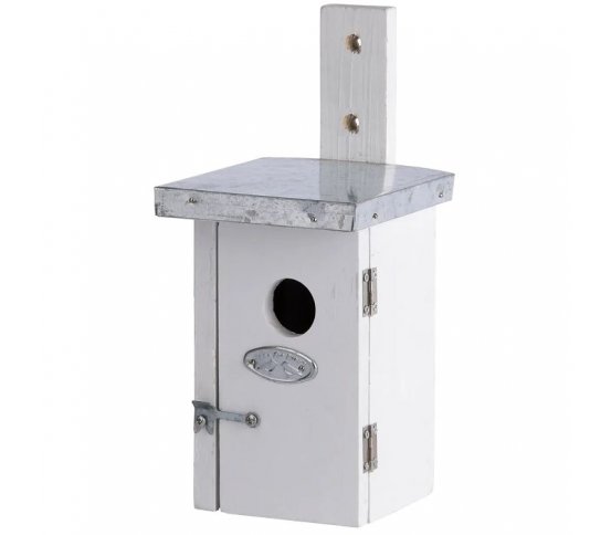 Ptačí budka pro střízlíky - otvor 3cm - bílá Esschert Design