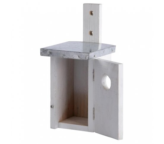 Ptačí budka pro střízlíky - otvor 3cm - bílá Esschert Design 2