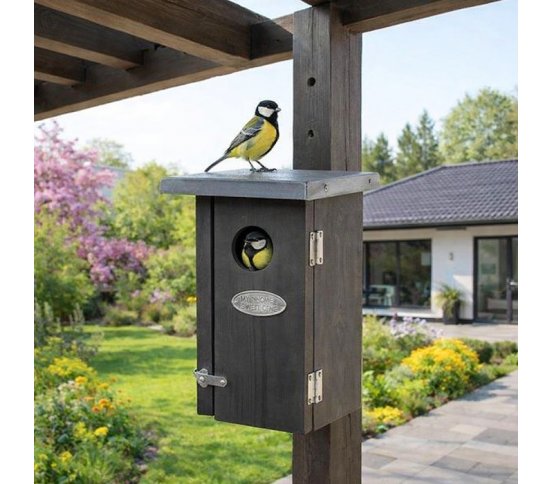 Ptačí budka pro střízlíky - otvor 3cm - šedá Esschert Design ptáci