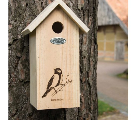 Ptačí budka sýkorník s koňadrou otvor 3,2cm