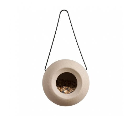 Ptačí keramické krmítko Lisa - Béžová pro ptáky