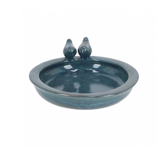 Ptačí keramické pítko 30,7cm - modré Esschert Design 5