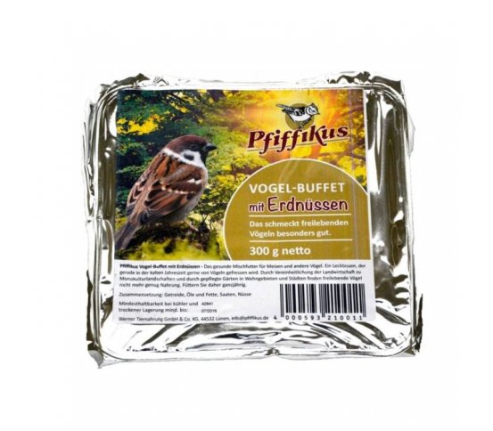 Ptačí koláč s oříšky 300g Pfiffikus