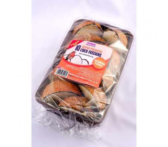 Ptačí krmítko kokos s náplní s moučnými červy - 10ks Suet To Go 1
