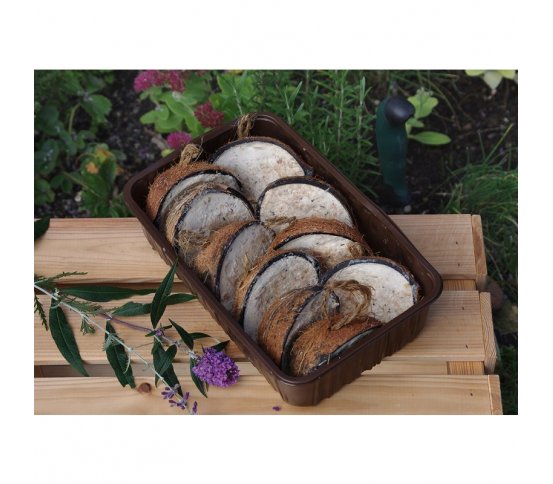 Ptačí krmítko kokos s náplní s moučnými červy - 10ks Suet To Go 5