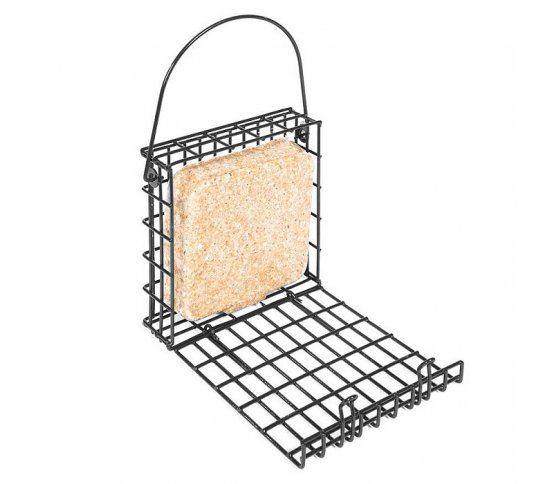 železné drátěné Ptačí krmítko na 1 blok koláč Schwegler