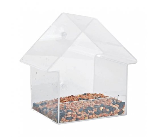 Ptačí krmítko na okno s přísavkami Esschert Design 2