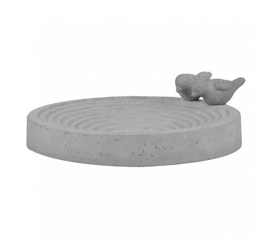Ptačí pítko betonové 29cm se schůdky Esschert Design 1