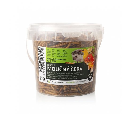 Sušení mouční červi 500ml