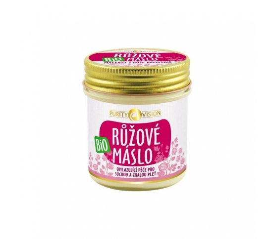 Purity Vision Růžové tělové máslo BIO 120ml
