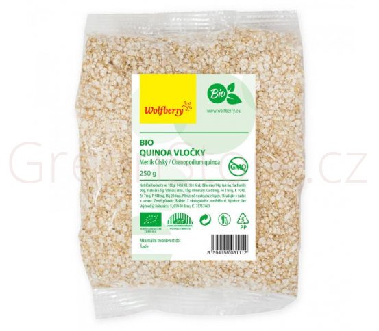 Quinoa vločky v BIO kvalitě 250g Wolfberry