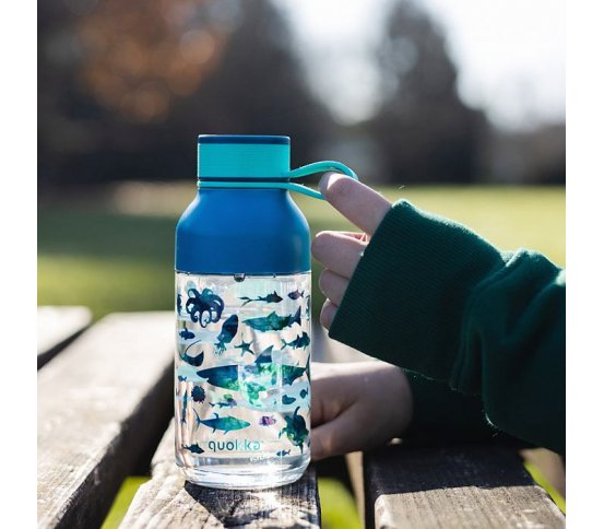 Quokka Dětská tritanová láhev Ice 430ml - moře 2