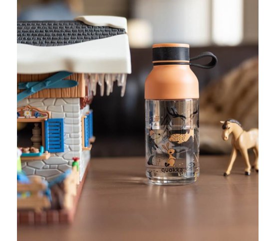 Quokka Dětská tritanová láhev Ice 430ml - lesní zvířátka 2