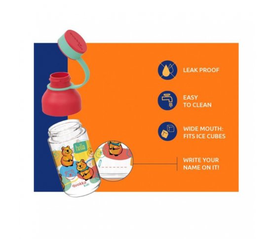 Quokka Dětská tritanová láhev Ice 430ml - ptáci 4