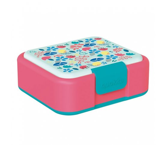 Quokka Dětský svačinový box 1l - květiny