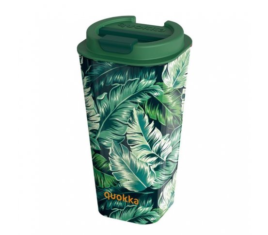 Quokka Dvoustěnný hrnek na kávu 450ml - jungle