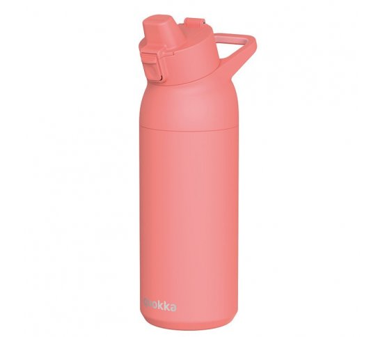 Quokka Nerezová láhev s pítkem Tide 700ml - broskvová