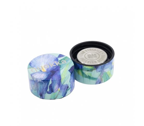 Quokka Nerezová láhev Solid 630ml - Blue Irises 3
