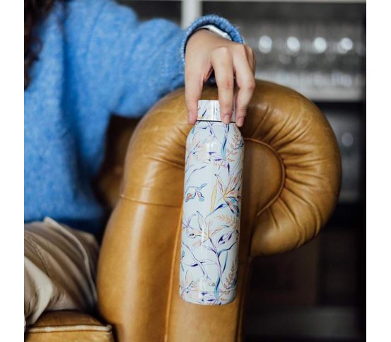 Quokka Nerezová láhev Solid 630ml - Vintage Floral 1