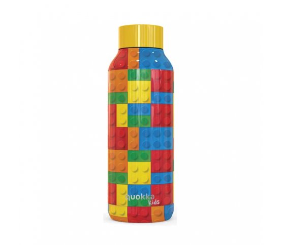 Quokka Nerezová láhev Solid Kids 510ml - color bricks