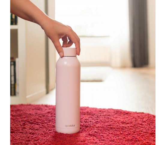 Růžová ocelová nerez láhev na vodu