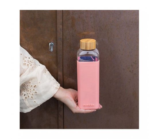 Quokka Skleněná láhev na vodu Storm 700ml - forest