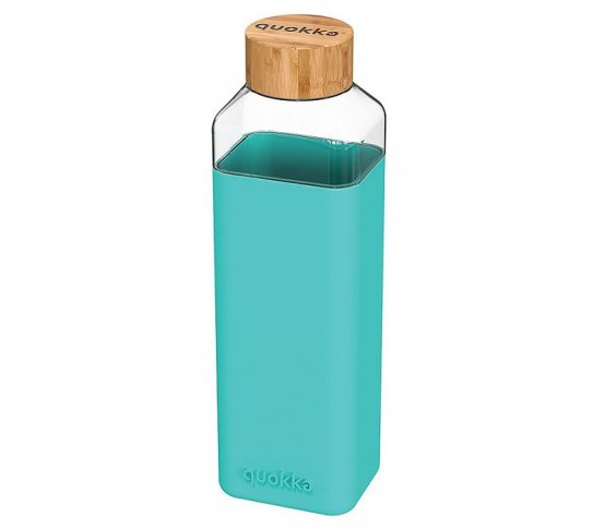 Quokka Skleněná láhev na vodu Storm 700ml - teal