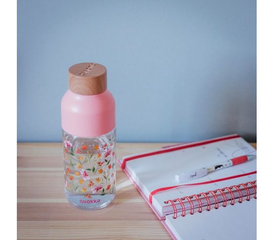 Quokka Tritanová láhev Ice 570ml - flower 2