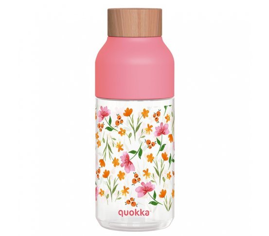 Quokka Tritanová láhev Ice 570ml - flower