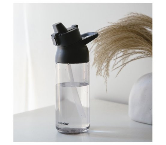 Quokka Tritanová láhev s pítkem Swift 785ml - černá