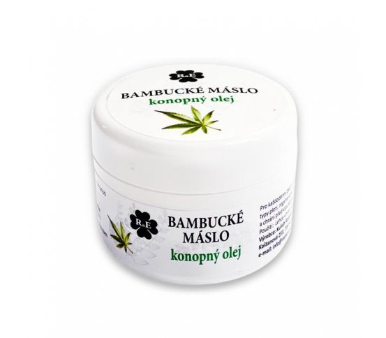 RaE Bambucké tělové máslo s konopným olejem 30ml