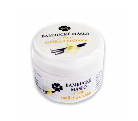RaE Bambucké tělové máslo s vůní vanilky a orchideje 30ml