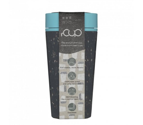 rCUP Kelímek 340ml - černá, tyrkysová