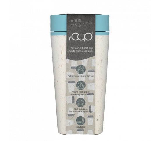 rCUP Kelímek 340ml - krémová, tyrkysová
