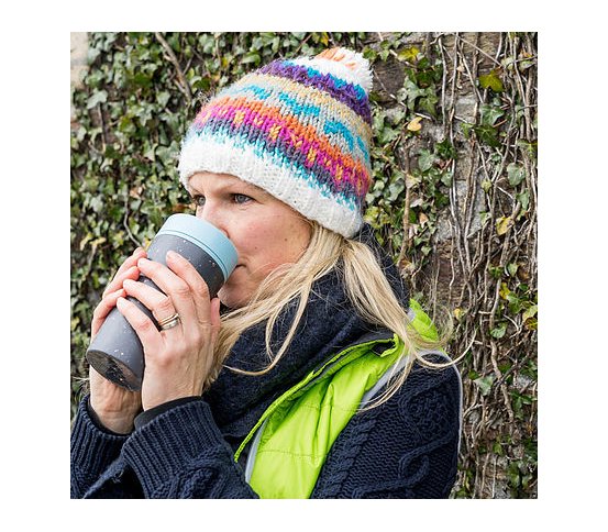 rCUP Kelímek 340ml - krémová, černá 2