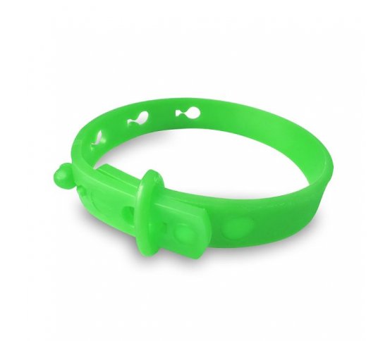 Repelentní náramek proti komárům a klíšťatům - zelený