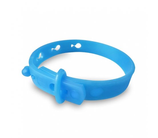 Repelentní náramek proti komárům a klíšťatům - modrý